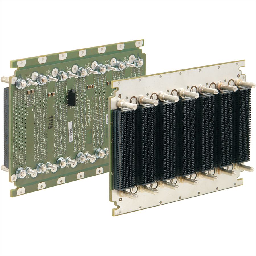 SCHROFF VPX Backplane, 3 U, 7 Slots, BKP3-CEN07-15.2.3-4