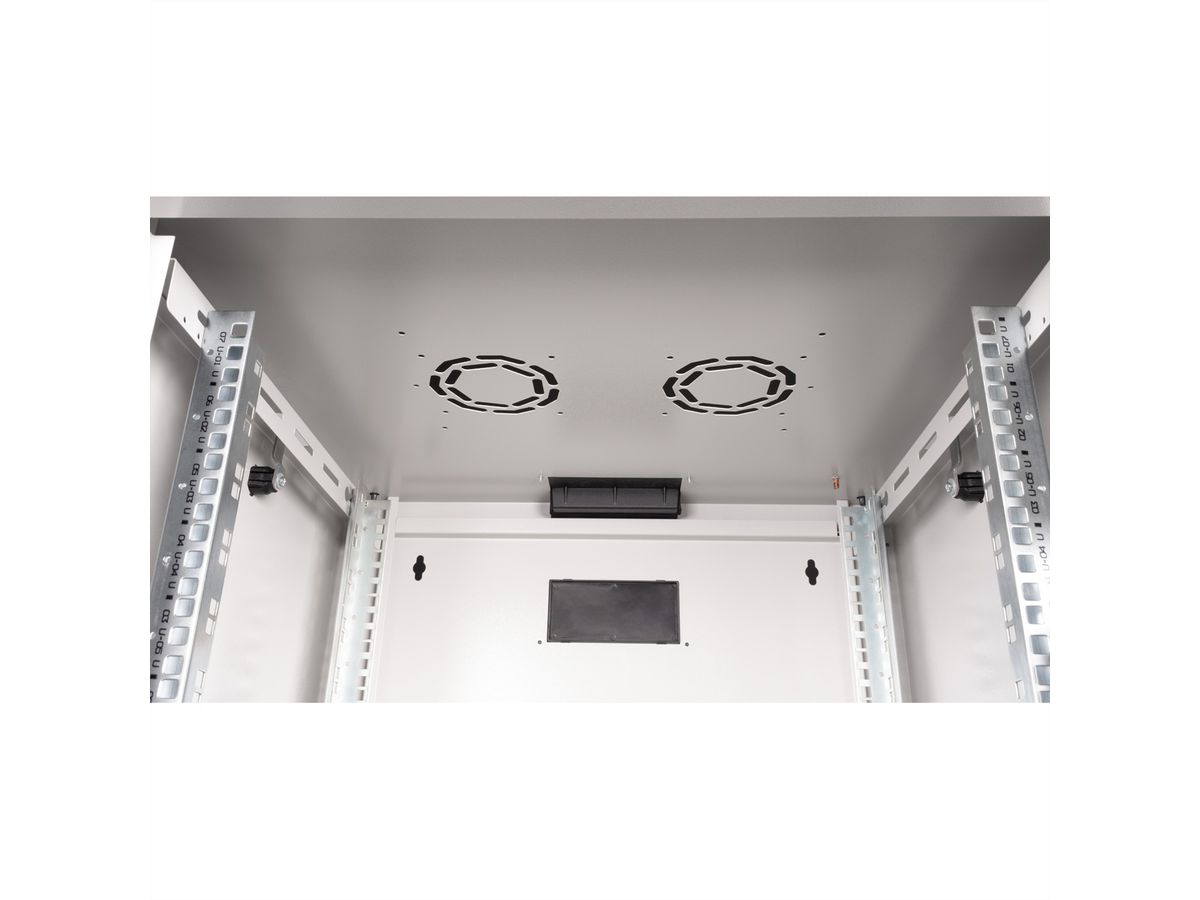 ROLINE 19-inch wall housing Pro 7 U, 600x600 WxD grey