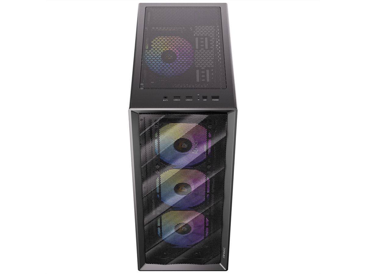 ANTEC AX85 ARGB PC case Midi Tower Gaming ATX, black