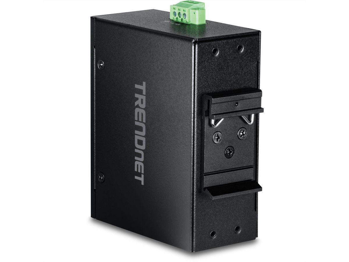 TRENDnet TI-PELC80 8-Port Ethernet PoE+ Industrial DIN-Rail Mini Switch