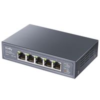 CUDY HS105 5-poorts 2.5G metalen switch