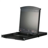 ATEN KL1516AM KVM-Switch, 43cm TFT, VGA, PS/2-USB over cat 5, 16 Port, FR-Layout
