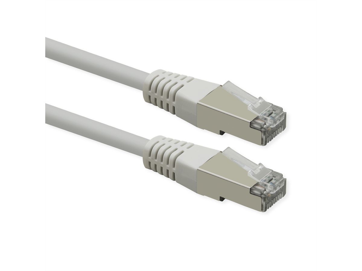 ROLINE Patchkabel Cat.6 (Class E), PoE, S/FTP (PiMF), weiß, 5 m