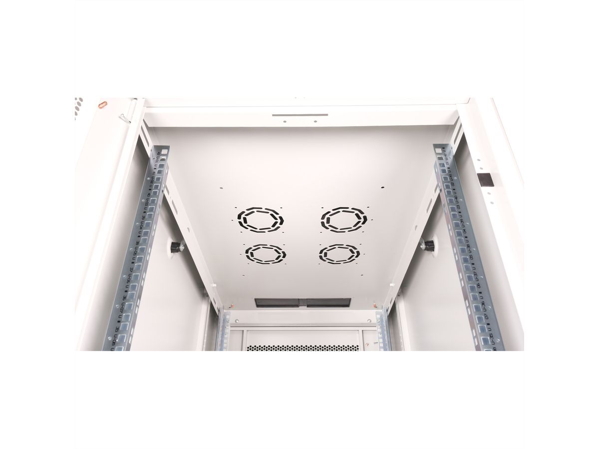 ROLINE 19-inch serverrack Basic 42 U, 600x1000 BxD geperforeerd grijs