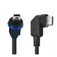 MOBOTIX 7 MiniUSB-C auf MiniUSB Kabel, abgewinkelt, 1m (für RS232 Box)