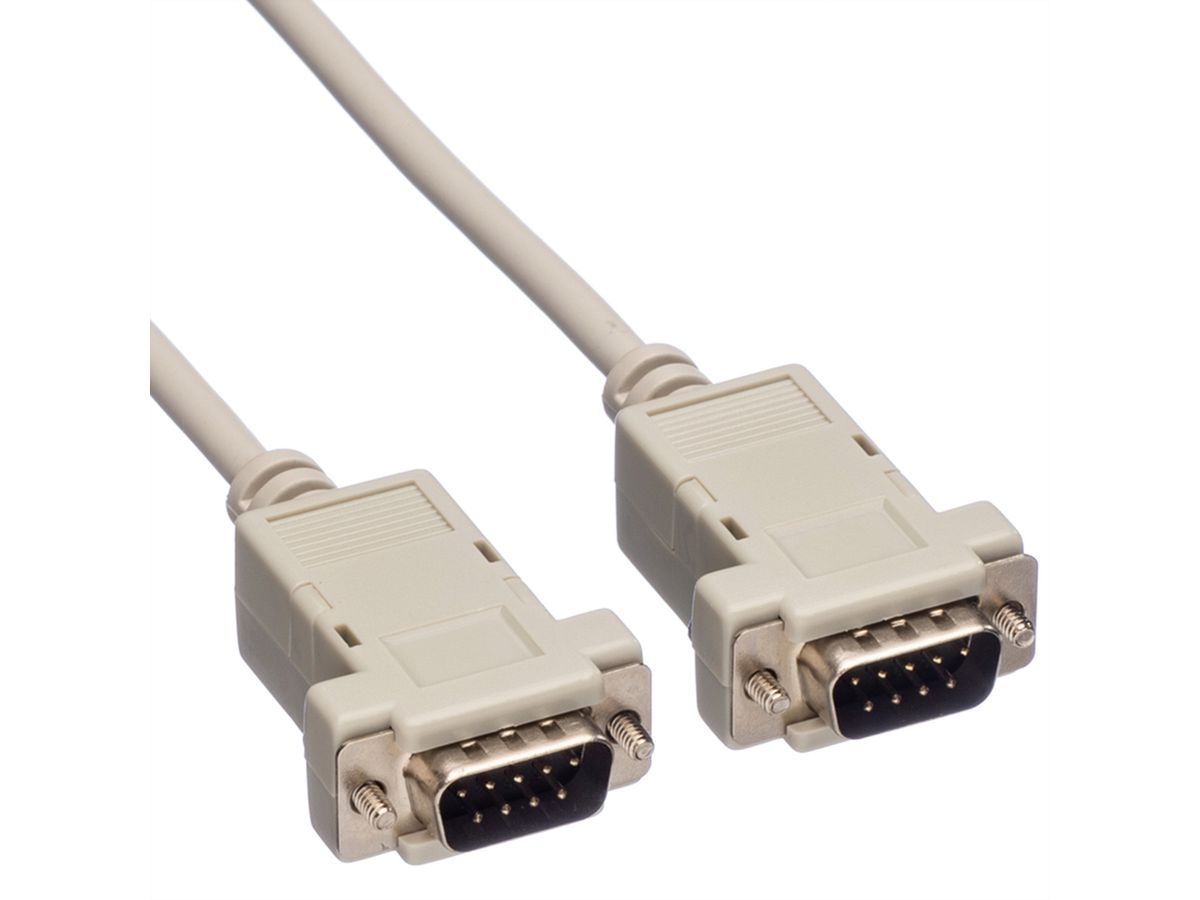 VALUE RS232 Cable, DB9 M - M, 1.8 m