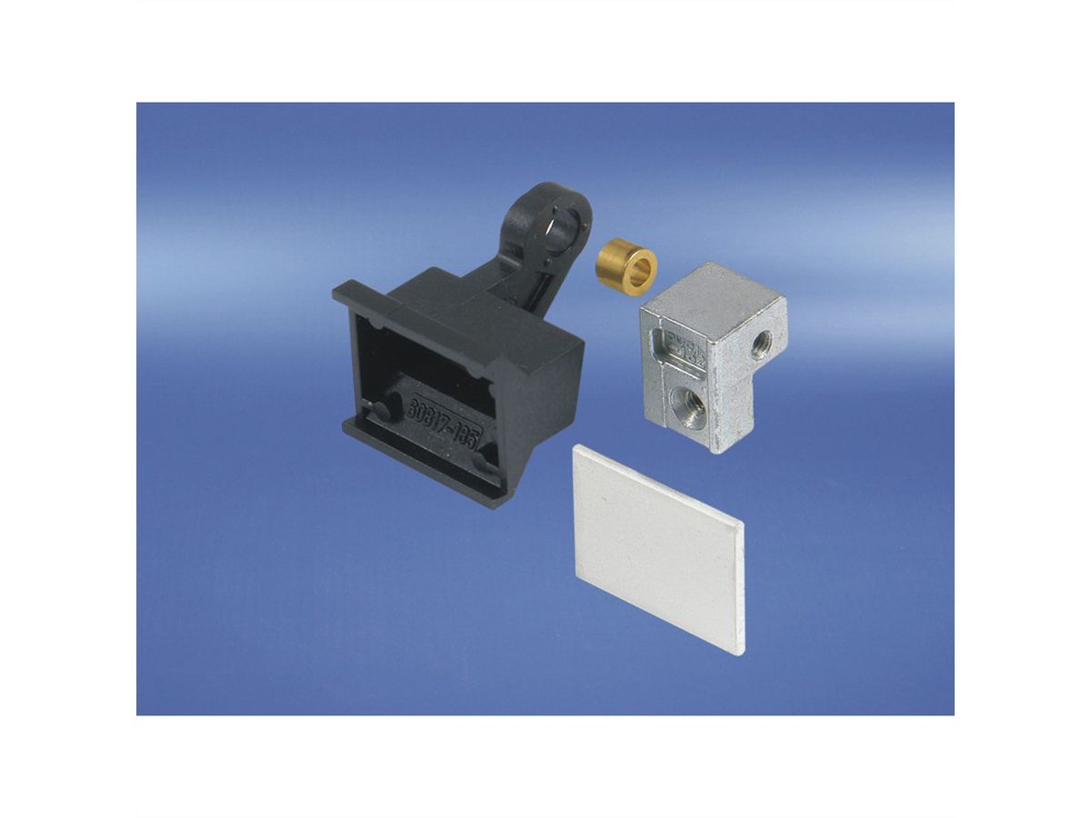 SCHROFF Handgreep trapeziumvorm type 1, onder zwart