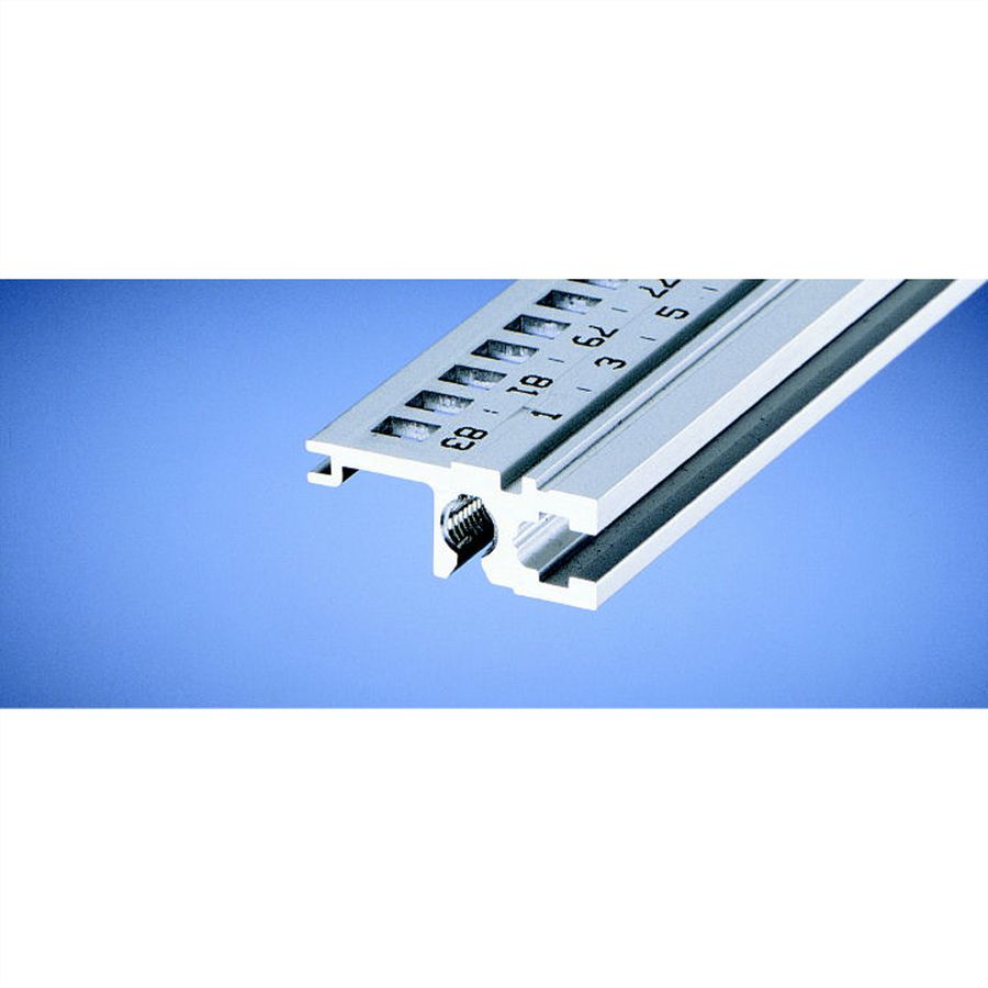 SCHROFF horizontale rail, achteraan, type L-ST, licht, standaard, 42 pk