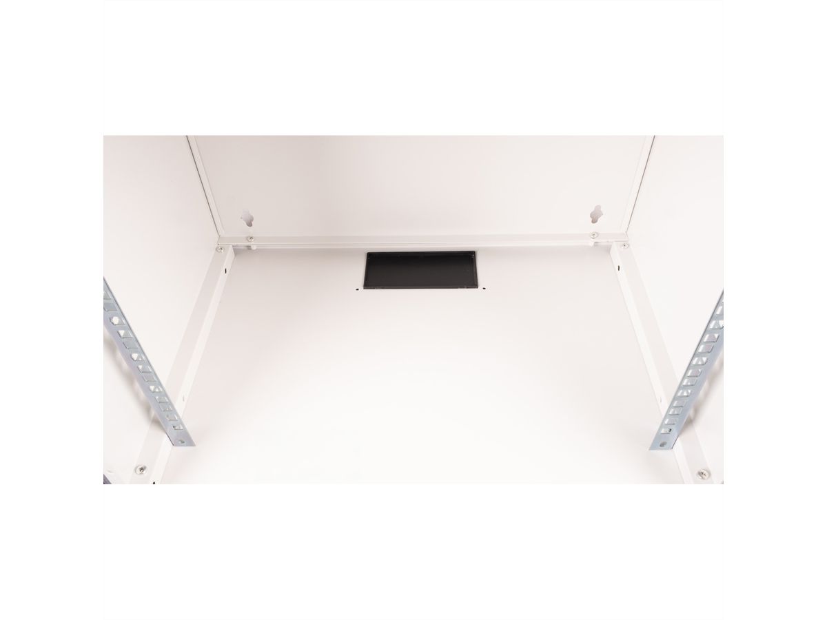 ROLINE 19-inch wandbehuizing Basic 9 U, 540x400 BxD Bouwpakket grijs
