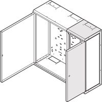 SCHROFF LAN Wall-Mounted Case, Distribution Case, Side by Side Module for Modular, 600H, 225W, 220D
