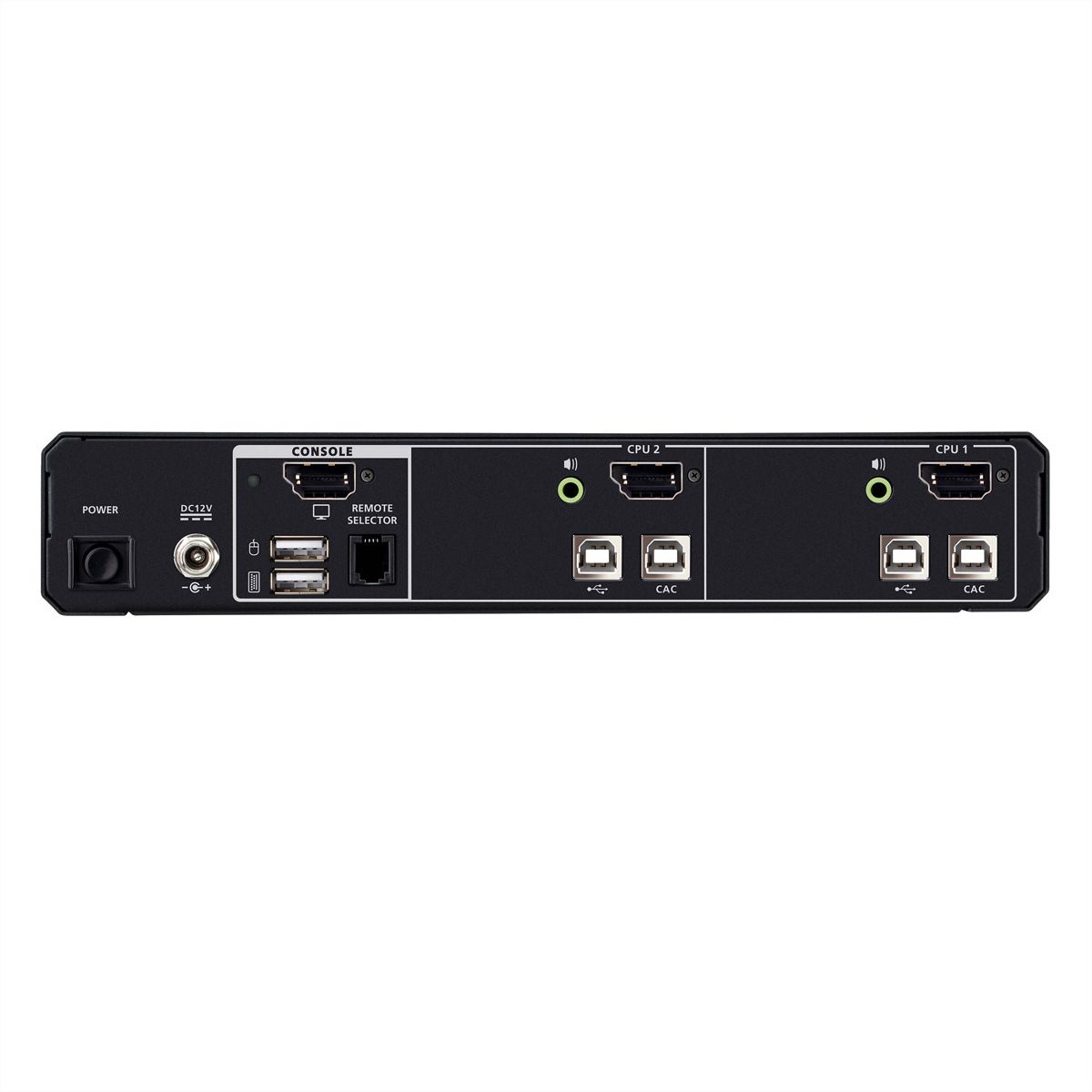 ATEN CS1182DPH4C 2-poorts USB 5K DP/HDMI, Universele beveiligde KVM switch voor één scherm met CAC