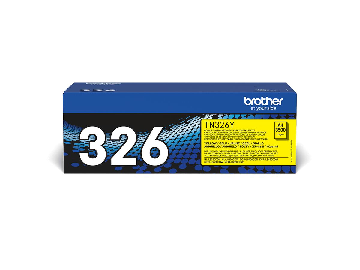 Brother TN-326Y tonercartridge 1 stuk(s) Origineel Geel