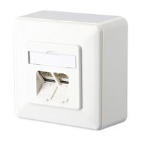 METZ CONNECT E-DAT C6 2 port AP, pure white