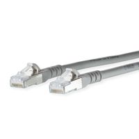 METZ CONNECT Patchkabel Cat.6A AWG 26, grijs, 7 m