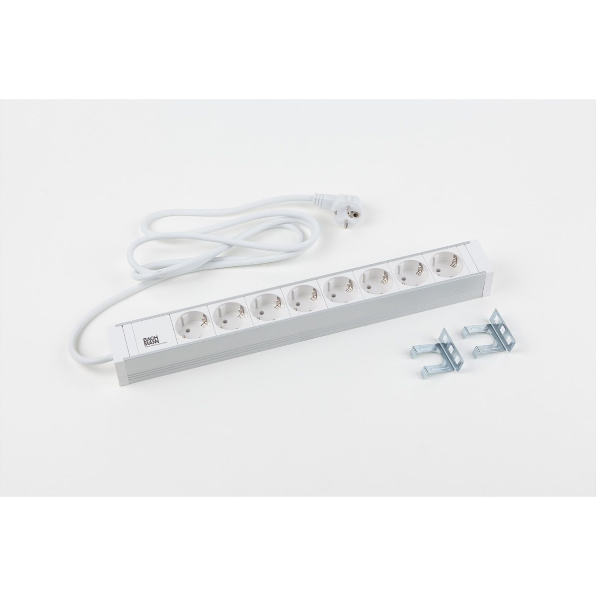 BACHMANN 19" 1,5U 8xCEE7/3 ws voeding 2,0m CEE7/7