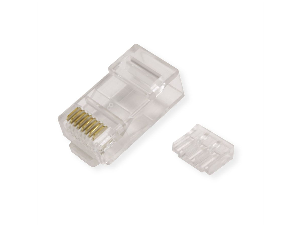 VALUE Cat.6/6A Modular Plug, UTP, for Stranded Wire, 10 pcs.