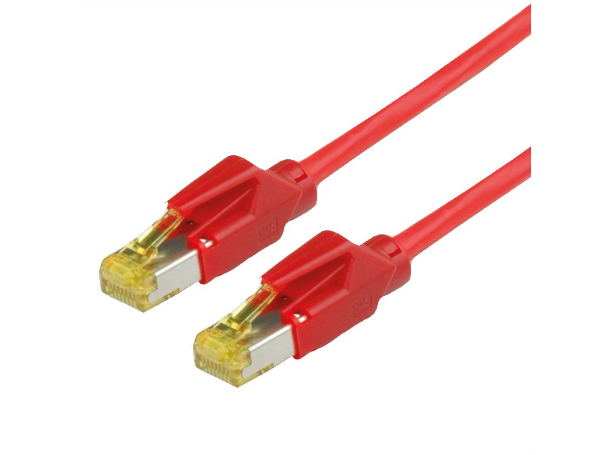 DRAKA Cat.6A (Class EA) Patchkabel UC900 / HIROSE TM31, rood, 15 m