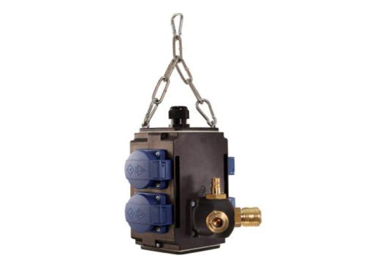 BACHMANN ENERGY CHOKES 4xCEE7/3 IP44, Compressed air 1in 2out