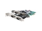 EXSYS EX-46014 4S seriële RS-232 PCIe-kaart