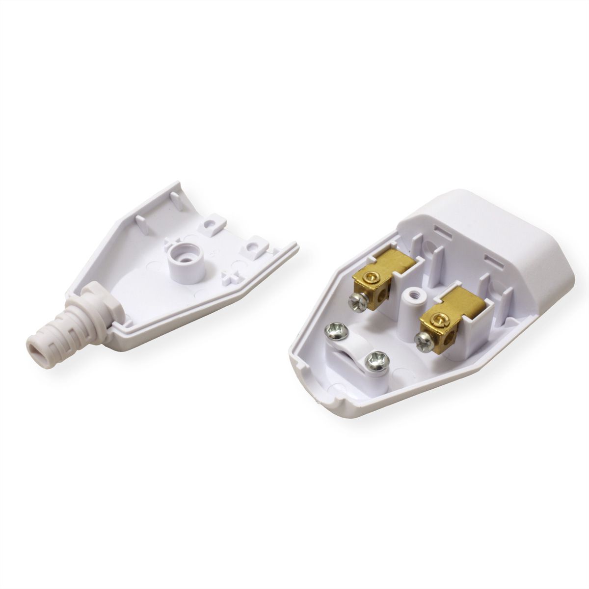 BACHMANN Euro flat coupling 2.5A/250VAC, Mounting, white