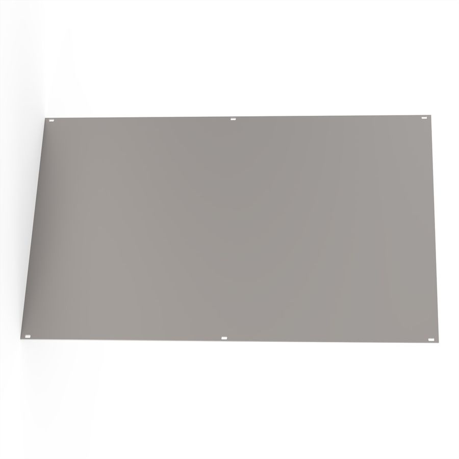SCHROFF Frontpaneel, U-profiel, Refrofit afscherming, 6 HE, 84 HE, 2,5 mm, Al, voorzijde geanodiseerd, achterzijde geleidend