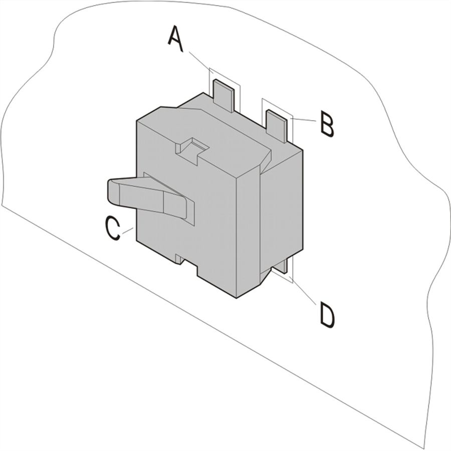 SCHROFF Microschakelaar voor AMC Modules