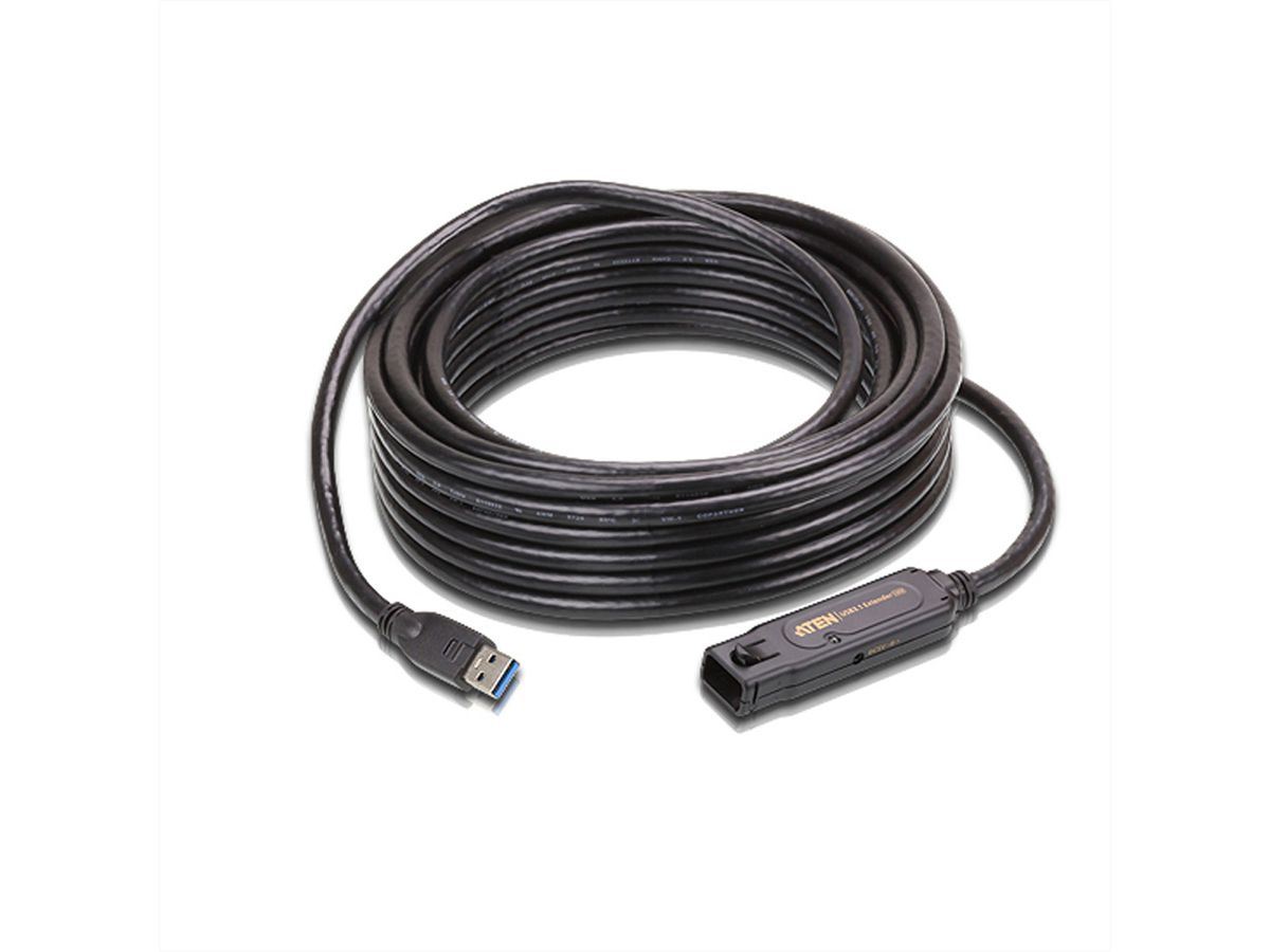ATEN UE3310 USB 3.1 Gen 1 Verlengkabel, zwart, 10 m