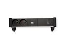 BACHMANN DESK2 ALU ZWART 2xUTE 1xUSBC 60W 0,2m GST18