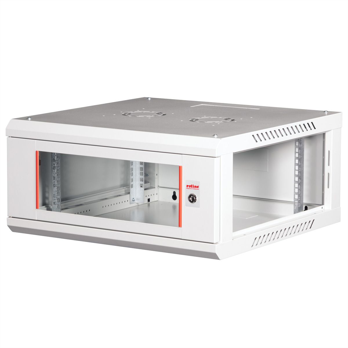 ROLINE 19-inch wandbehuizing Basic Plus 4U, 600x600 BxT grijs