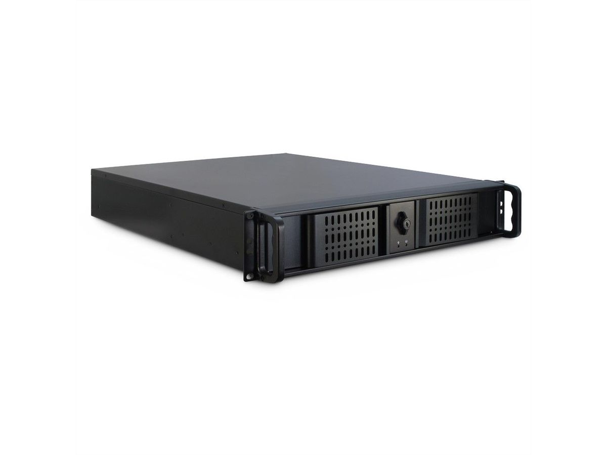 VALUE 19" Industrial Rack-Mount Server Chassis, 2UH, long, black