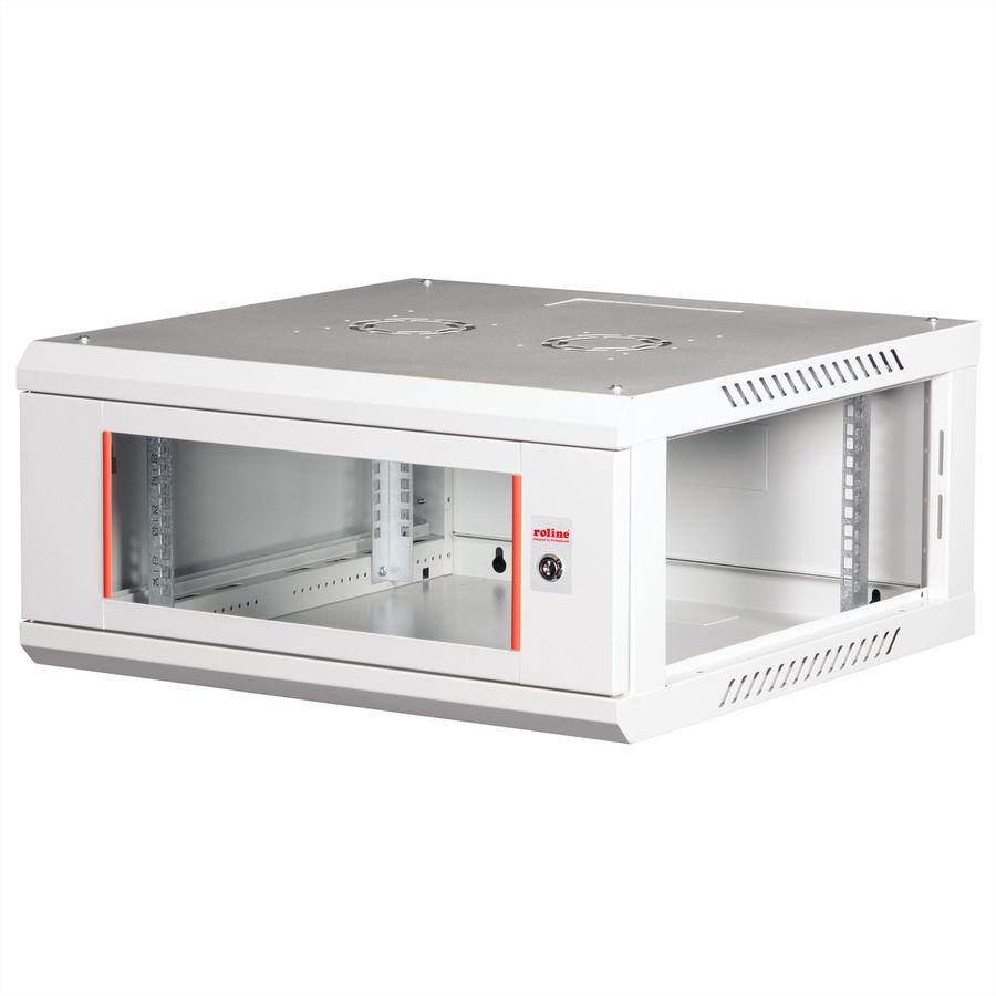 ROLINE 19-inch wandbehuizing Basic Plus 4U, 600x600 BxT grijs