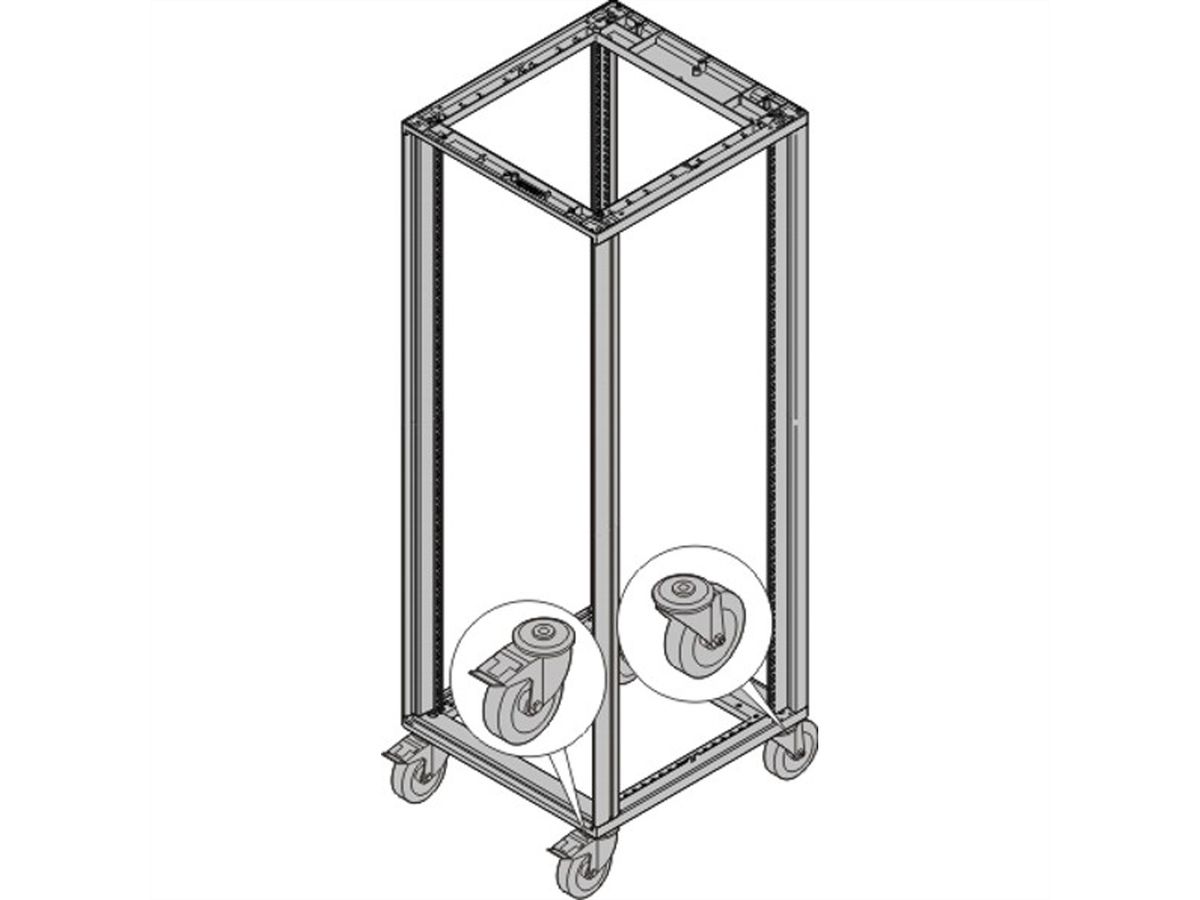 SCHROFF Novastar wiel 400 kg