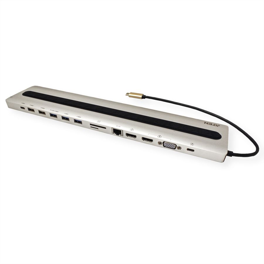 ATEN UH3237 USB-C Multipoort Dock met Power Passthrough