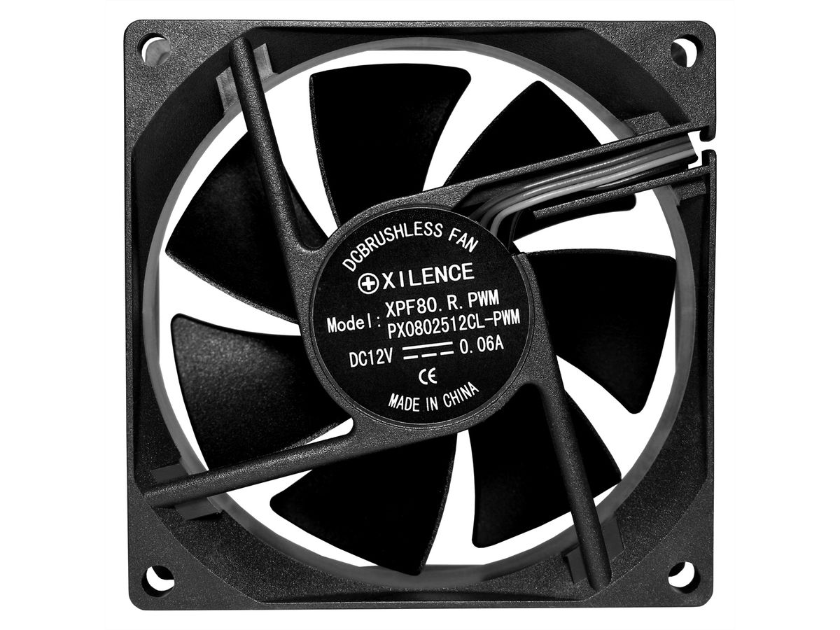 XILENCE XF140 Performance C Gehäuselüfter XPF80.B.PWM 80 mm, schwarz