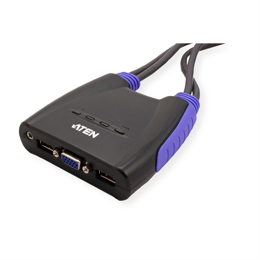 ATEN CS64US KVM switch VGA, USB, audio, 4 poorts