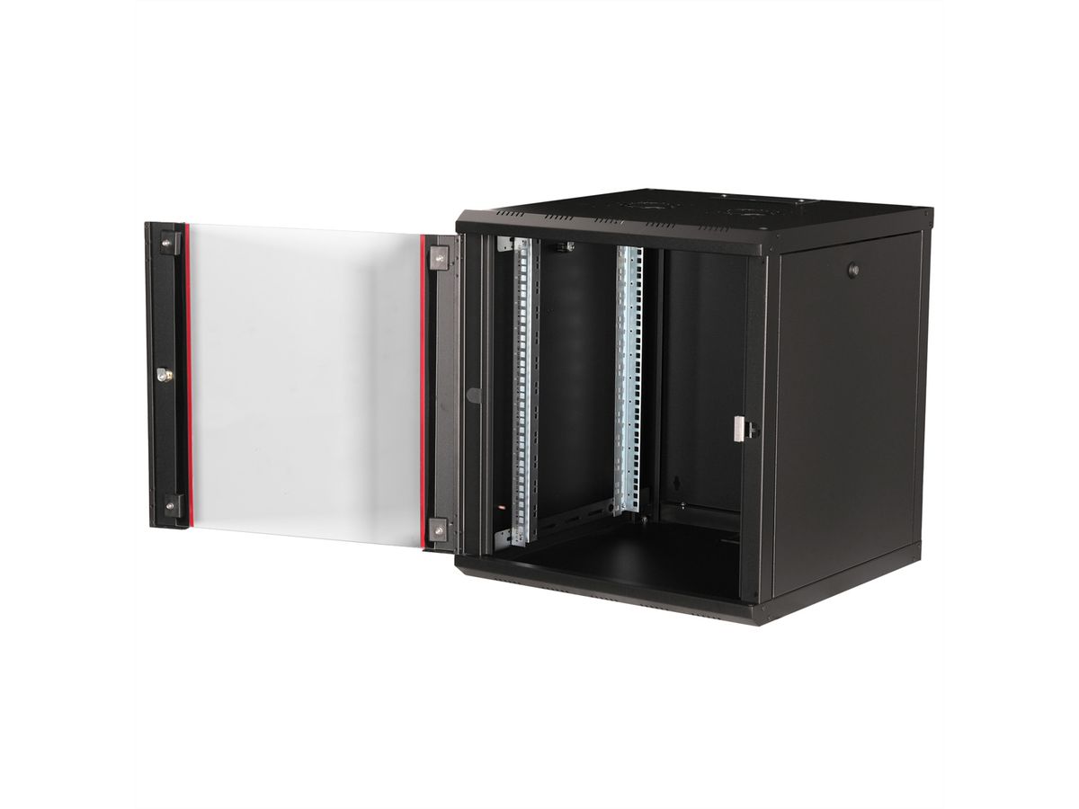 ROLINE 19-inch wandbehuizing Pro 12 U, 600x600 BxD zwart