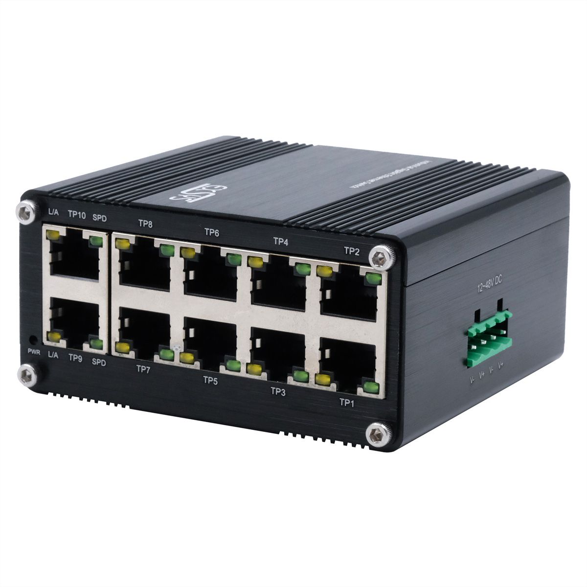 EXSYS EX-62025 10-poorts Industriële Ethernet Switch
