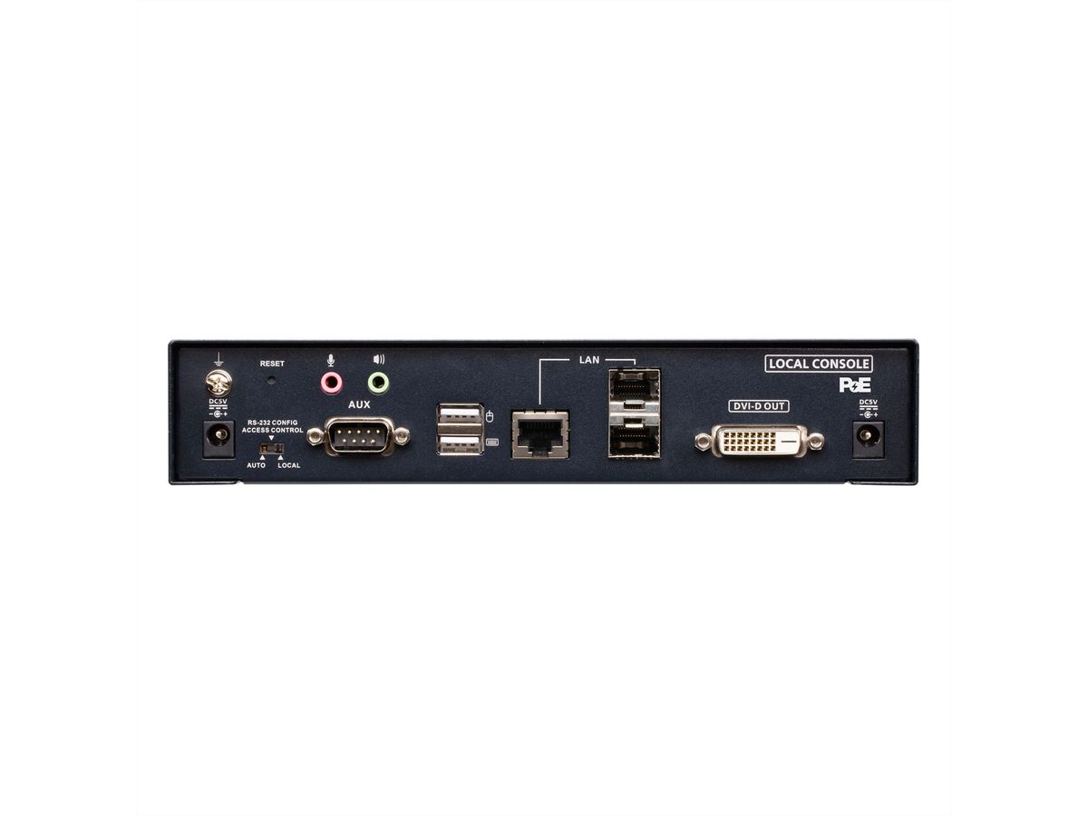 ATEN KE6922T 2K DVI-D Dual Link KVM Over IP Zender met SFP en PoE