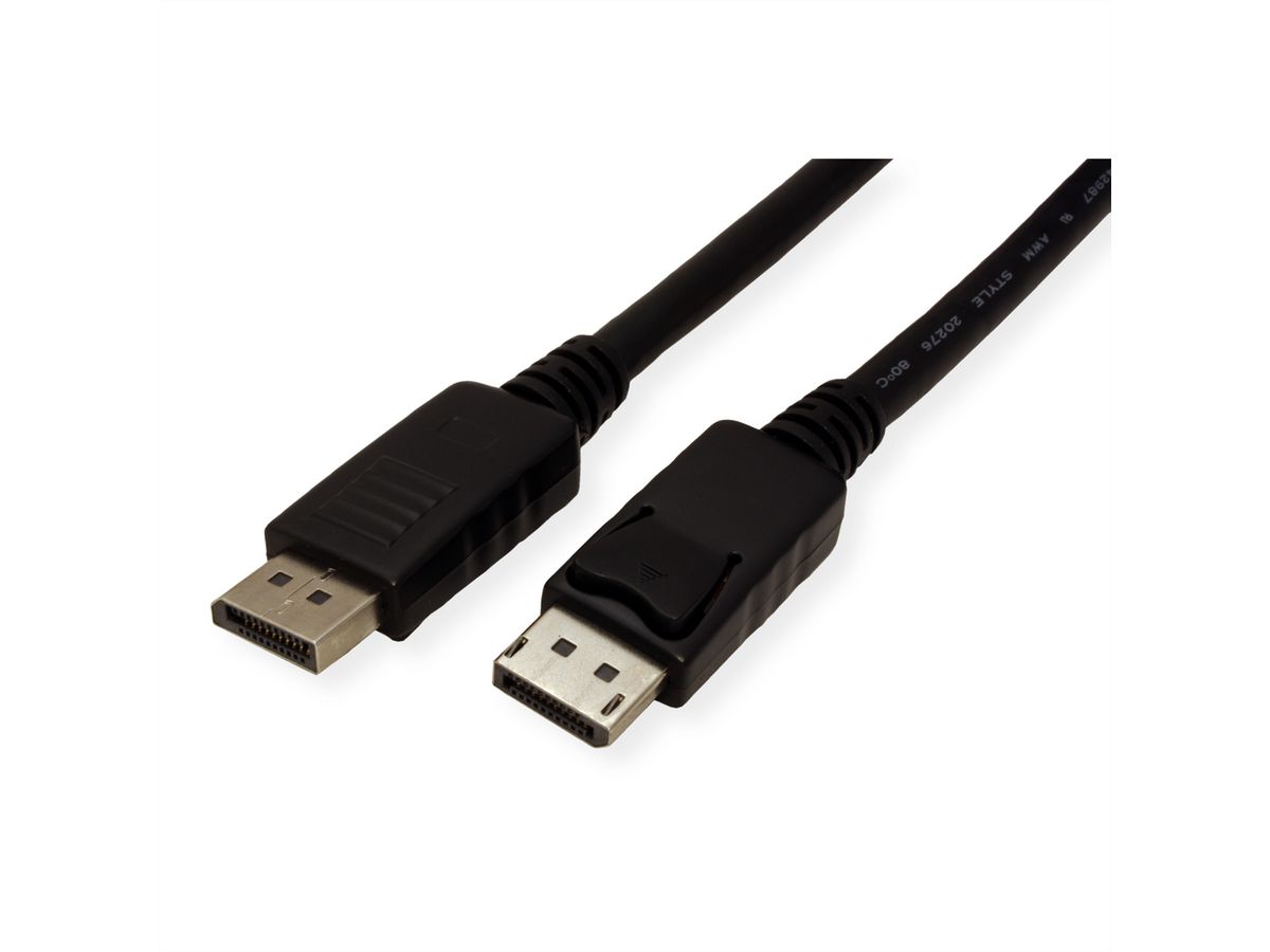 VALUE DisplayPort kabel, DP M/M, zwart, 10 m