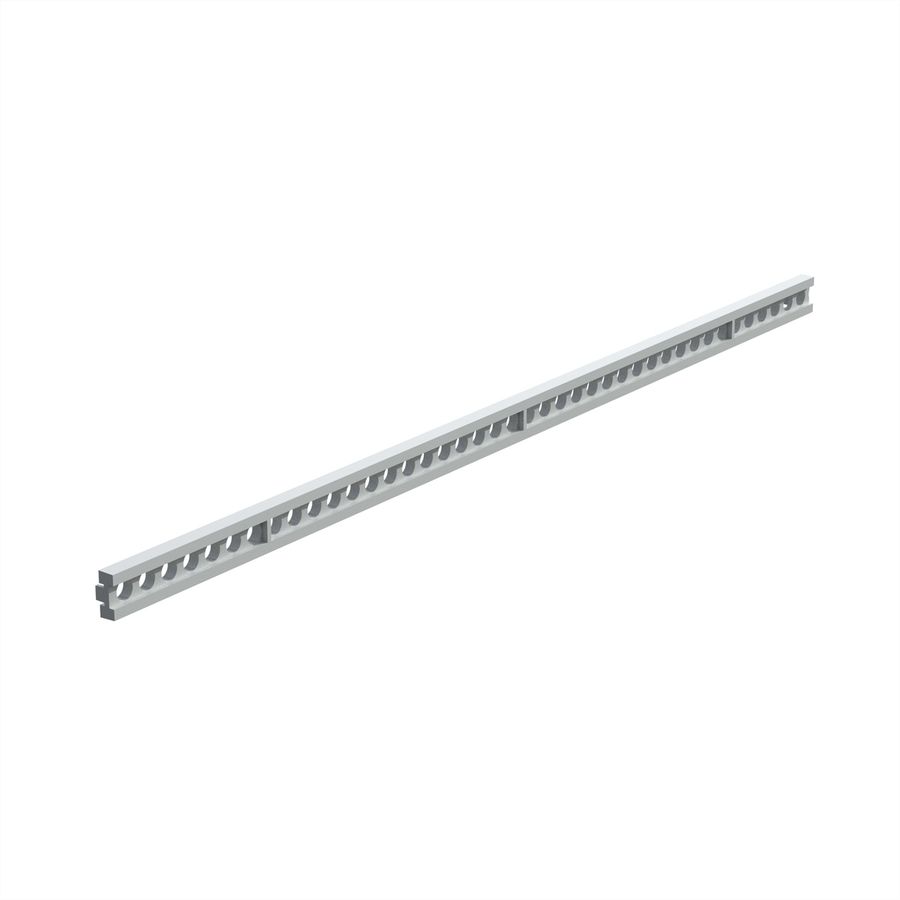 SCHROFF horizontale rail isolatie strip, 63 HP, PC
