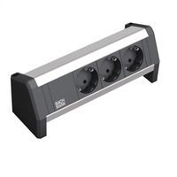 BACHMANN DESK stekkerdoos 3x geaard stopcontact
