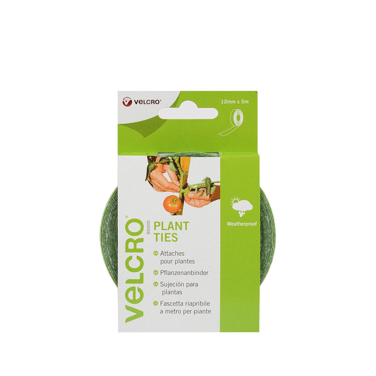 VELCRO® ONE-WRAP® Klittenband voor planten 12mm x 5m Groen