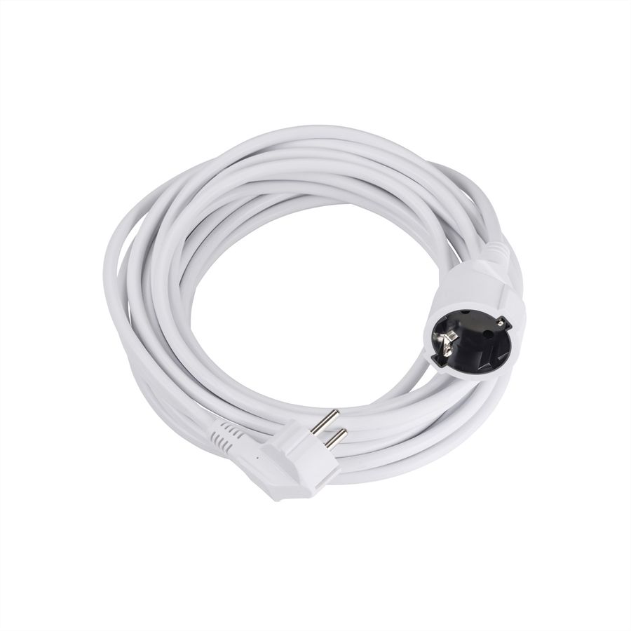 BACHMANN Extension cable, Earthing contact 230V 10m white