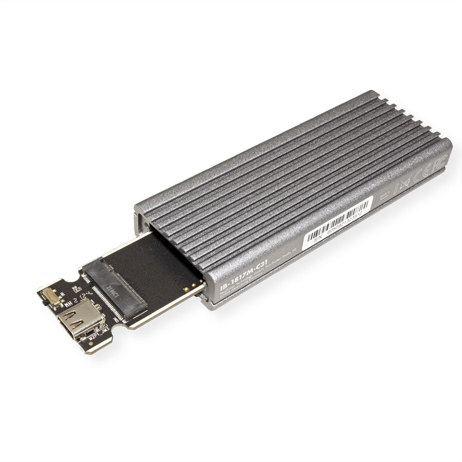 ICY BOX IB-1817M-C31 USB C Gehäuse für M.2 NVMe SSD