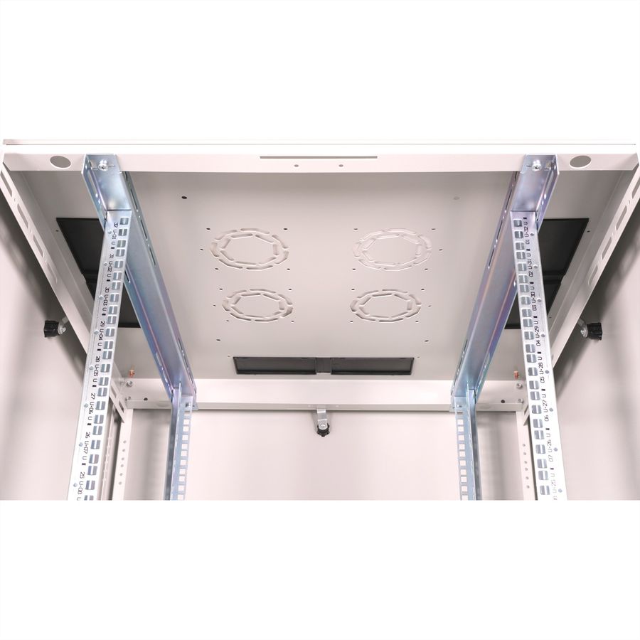 ROLINE 19-inch netwerkkast Basic 32 U, 800x800 BxD Glazen deur grijs