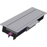 BACHMANN TOP FRAME desktop unsym 8gang RAL9006 housing bw
