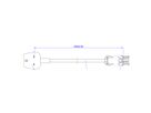 BACHMANN Zuleitung H05VV-F 3G 1,5mm² 2m, Schwarz, UK-Stecker 13A Install.kupplung