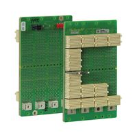 SCHROFF CPCI seriële backplane, 3 HE, 4 sleuven, systeemsleuf links, full-mesh, zonder RIO