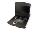 VALUE 19" LCD KVM Switch 1 User - 8PCs, 48 cm (19") TFT (16:9), VGA, USB, UK-Layout