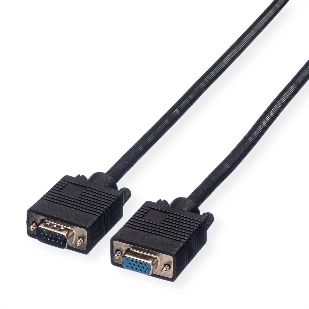 ROLINE SVGA kabel HD15 M/F, 10 m